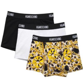 モスキーノ(MOSCHINO)の【URAGIRI様専用】H&MOSCHINO ボクサーパンツ3枚セット(S)(ボクサーパンツ)