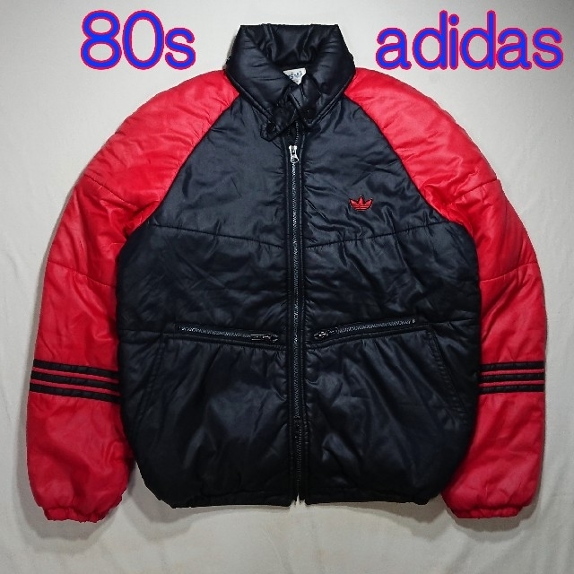 80s-90s adidas 中綿 ナイロンジャケット Mサイズ