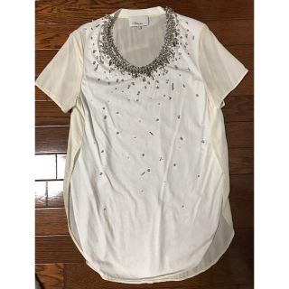 スリーワンフィリップリム(3.1 Phillip Lim)のSada様専用。3.1 Phillip Lim ビジューTシャツ(Tシャツ(半袖/袖なし))