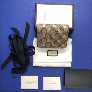 グッチ(Gucci)の最終値下げグッチ 財布 カードケース 名刺入　ビー　蜂(折り財布)