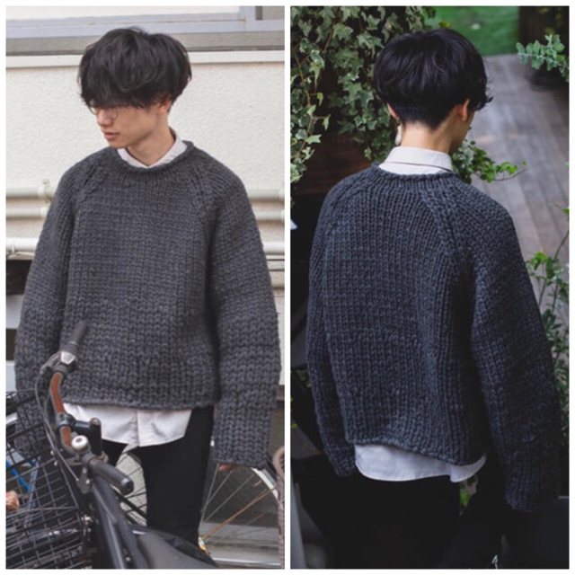 SUNSEA(サンシー)のYOKE TOKYO gradation gauge hand knit メンズのトップス(ニット/セーター)の商品写真