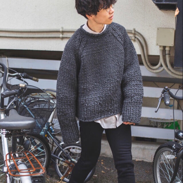 SUNSEA(サンシー)のYOKE TOKYO gradation gauge hand knit メンズのトップス(ニット/セーター)の商品写真