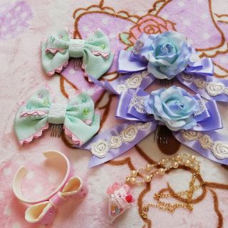 アンジェリックプリティー(Angelic Pretty)のAngelic Pretty アクセサリー コーム など セット(バレッタ/ヘアクリップ)