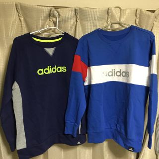 アディダス(adidas)のアディダス トレーナー2枚  160 (ジャケット/上着)