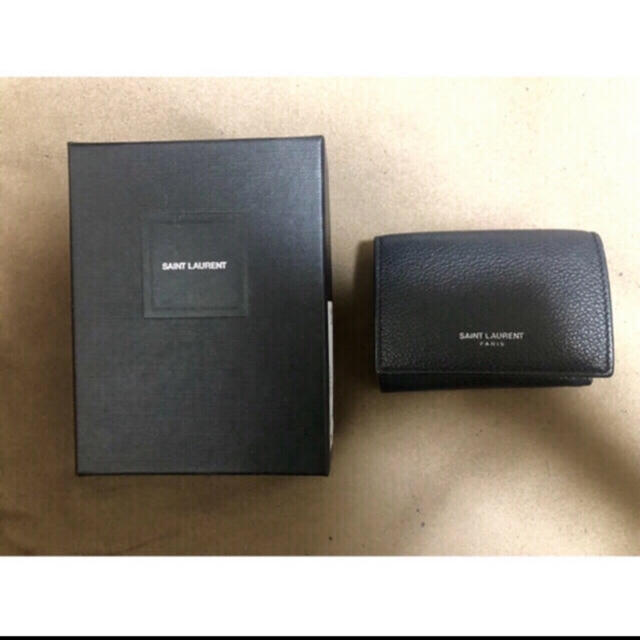 5%オフクーポン期間のみ【Saint Laurent】三つ折り財布 3