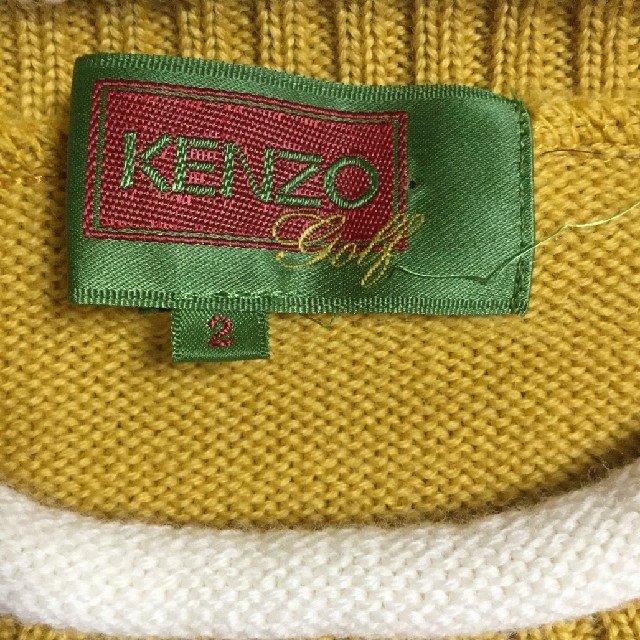 KENZO(ケンゾー)のKENZO Golf ケンゾー セーター ウール ニット 日本製 ビンテージ  メンズのトップス(ニット/セーター)の商品写真