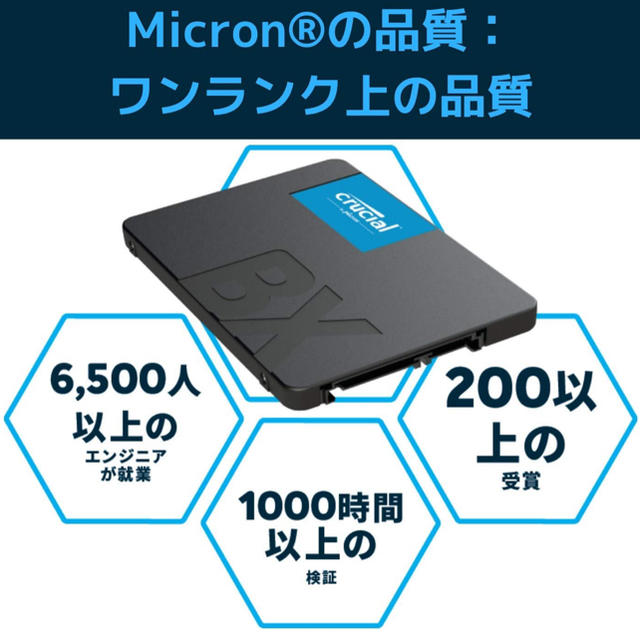 Crucial SSD 240GB BX500  CT240BX500SSD1Z 1