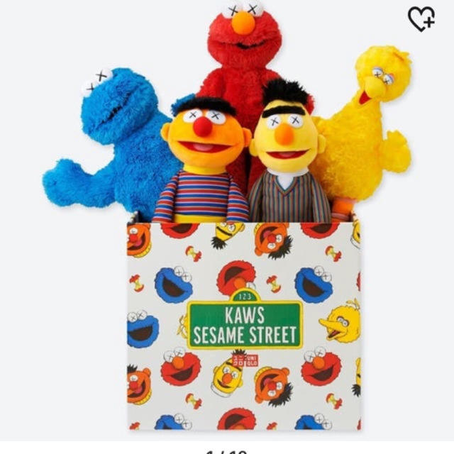 SESAME STREET(セサミストリート)のユニクロカウズ コンプリートBOX エンタメ/ホビーのおもちゃ/ぬいぐるみ(ぬいぐるみ)の商品写真