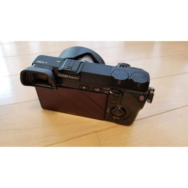 SONY(ソニー)のソニーNEX-7 （本体、18-55mmズームレンズキット） スマホ/家電/カメラのカメラ(ミラーレス一眼)の商品写真