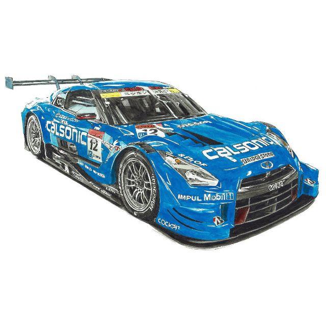 NC-707 IMPUL GTR/R34限定版画 直筆サイン額装●作家 平右ヱ門 2