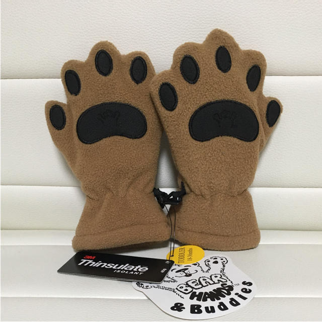 mont bell(モンベル)の新品タグ付 BEAR HANDS & buddies モンベル 手袋 18-36 キッズ/ベビー/マタニティのこども用ファッション小物(手袋)の商品写真