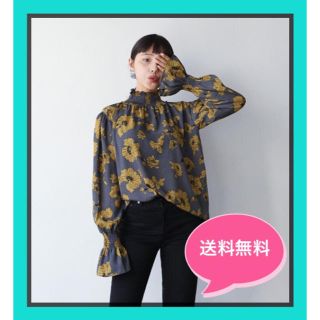 ザラ(ZARA)のレトロ パフスリーブ 花柄 ブラウス ZARA dholic好きさんに★(シャツ/ブラウス(長袖/七分))