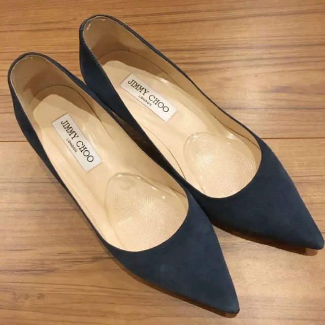 JIMMY CHOO(ジミーチュウ)のジミーチュウ♡スエードパンプス♡5cmヒール レディースの靴/シューズ(ハイヒール/パンプス)の商品写真