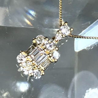 ダイヤモンド 0.５０カラット k18 ダイヤモンドネックレス(ネックレス)