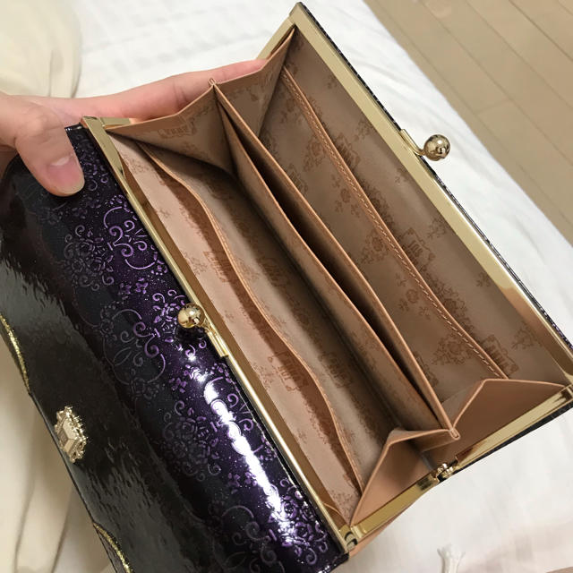 ANNA SUI(アナスイ)のアナスイ 長財布 がま口 パープル ルーミー レディースのファッション小物(財布)の商品写真