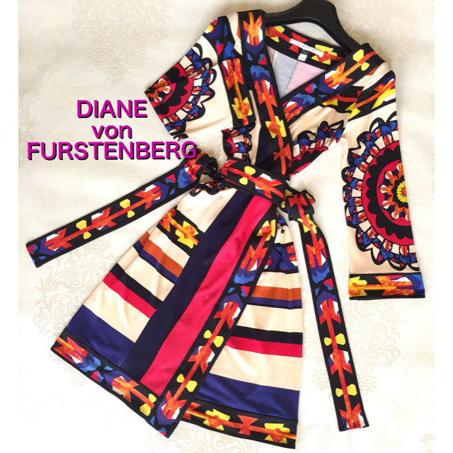 DIANE von FURSTENBERG(ダイアンフォンファステンバーグ)の【Hanamichi様専用】DIANE von FURSTENBERG サイズ4 レディースのワンピース(ひざ丈ワンピース)の商品写真