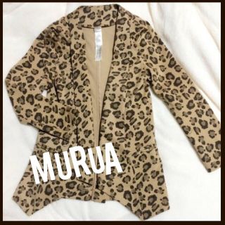 ムルーア(MURUA)のヒョウ柄ジャケット(テーラードジャケット)