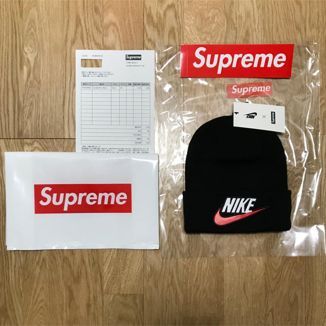 supreme NIKE ビーニー BLACK 新品未使用 WTAPS