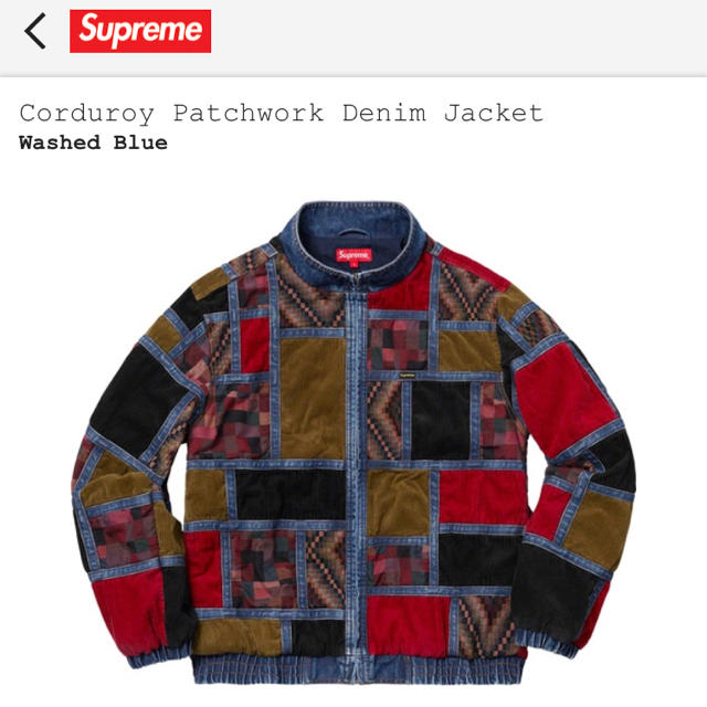 Supreme(シュプリーム)のSupreme Corduroy Patchwork Denim Jacket メンズのジャケット/アウター(ブルゾン)の商品写真