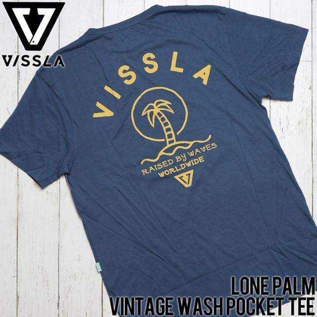 VISSLA  LONE PALM VINTAGE WASH POCKET