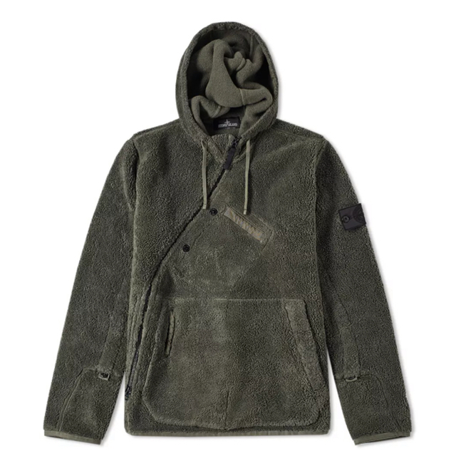 STONE ISLAND(ストーンアイランド)のStone island shadow project fleece olive メンズのトップス(パーカー)の商品写真