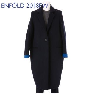 エンフォルド(ENFOLD)のエンフォルド ENFOLD ENFÖLD 今期 チェスターコート ネイビー(チェスターコート)