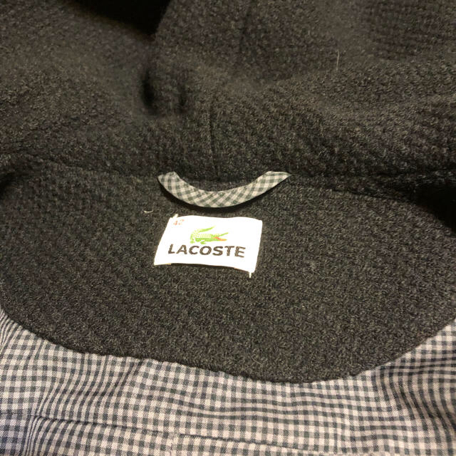 LACOSTE(ラコステ)のラコステのフード付コート　サイズ42 レディースのジャケット/アウター(ロングコート)の商品写真