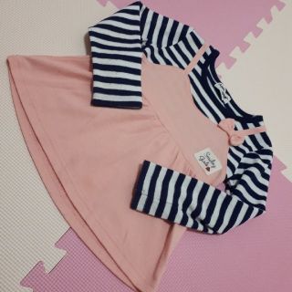 ビスチェ風トップス🎀100(Tシャツ/カットソー)