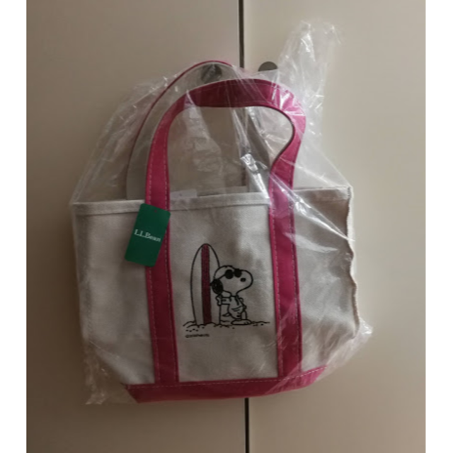 L.L.Bean(エルエルビーン)のPLAZA LLBeanコラボ スヌーピー トートバッグ Sサイズ レディースのバッグ(トートバッグ)の商品写真