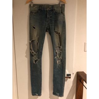 サンローラン(Saint Laurent)のサンローラン デストロイデニム15aw 28(デニム/ジーンズ)