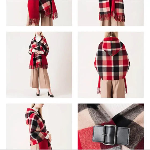 BURBERRY BLUE LABEL(バーバリーブルーレーベル)の期Louise様お取り！新品未使用 クレストブリッジ ポンチョ、コート レディースのジャケット/アウター(ポンチョ)の商品写真