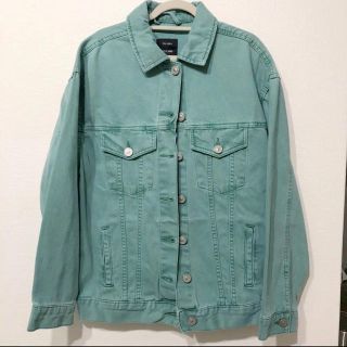 ベルシュカ(Bershka)の△SALE△デニムジャケット グリーン(Gジャン/デニムジャケット)