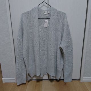 ギャップ(GAP)の新品 タグ付き GAP ニット カーディガン L(カーディガン)