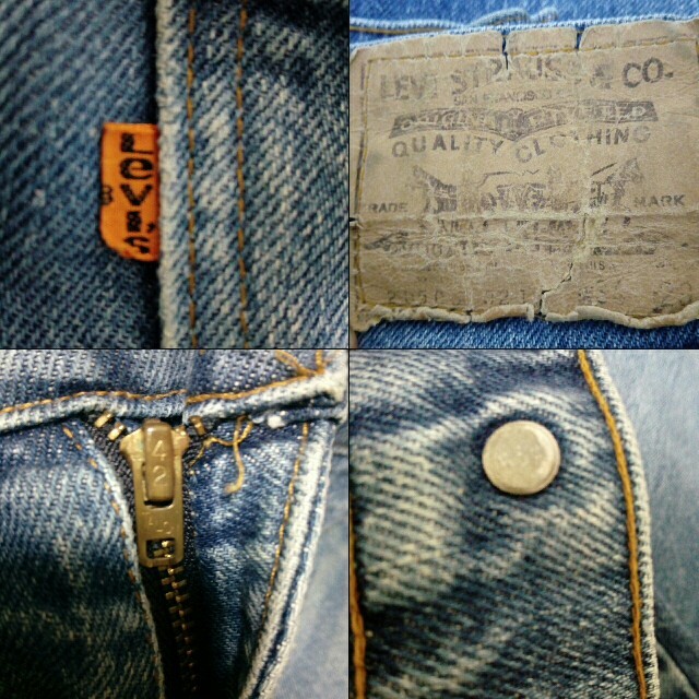 年代 希少 Levi’s  USA TALON オレンジタブ