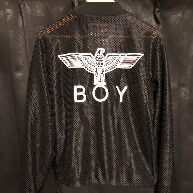 【新品】☆BOY LONDON　ボーイロンドン：メッシュ　ブルゾン　ブラック　Ｍ