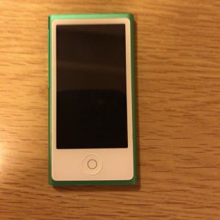 アップル(Apple)のipod nano 第7世代 グリーン 16GB MD478J/A(ポータブルプレーヤー)