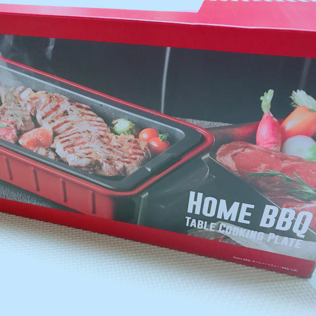 recolte HOME BBQ ホットプレート red