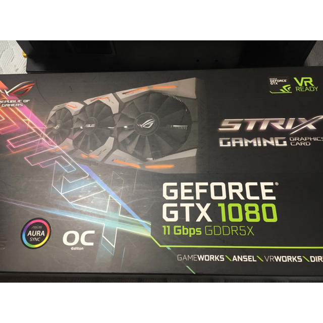 ASUS ROG-STRIX-GTX1080-O8G-11GBPS - PCパーツ