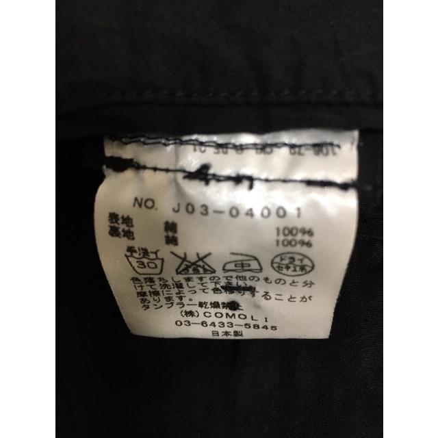 COMOLI(コモリ)の[再値下げ実施！]COMOLI 製品染め中綿チェスターコート size1 メンズのジャケット/アウター(チェスターコート)の商品写真