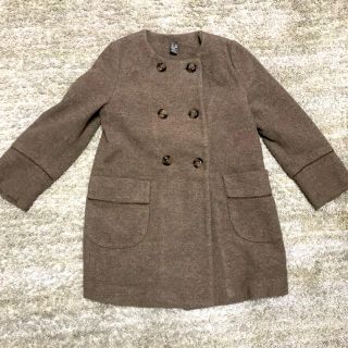 ザラキッズ(ZARA KIDS)の【美品】ZARA KIDS♡ノーカラーコート 5-6years 118cm(コート)