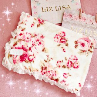 リズリサ(LIZ LISA)の☆リズリサLIZLISA☆マイメロコラボ☆フリル付き花柄ブランケット☆新品(その他)