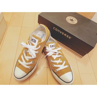 コンバース(CONVERSE)のconverse コーデュロイ キャメル(スニーカー)