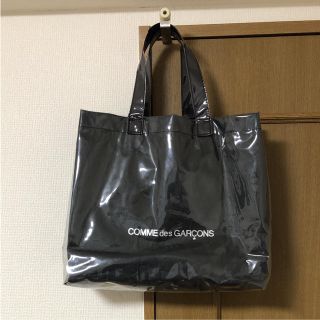 コムデギャルソン(COMME des GARCONS)のブラックコムデギャルソン PVCバッグ(トートバッグ)