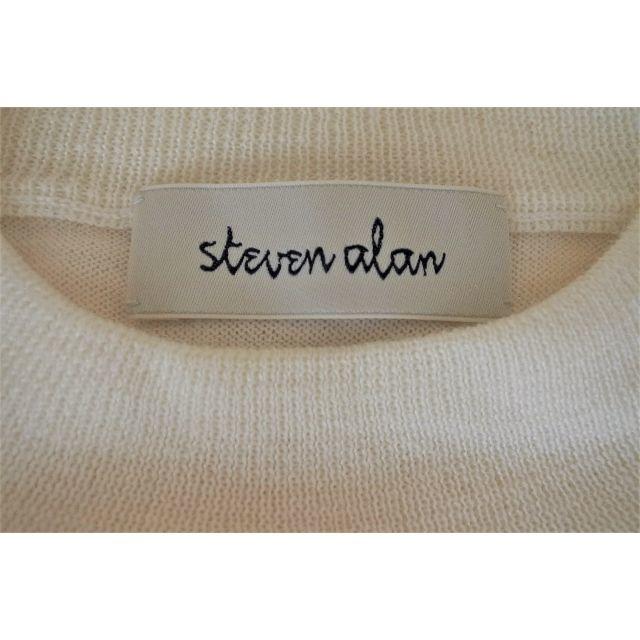 steven alan(スティーブンアラン)のチョコレート様専用steven alan/スティーブンアラン 重ね着風ニット 白 レディースのトップス(ニット/セーター)の商品写真