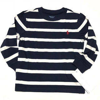 ラルフローレン(Ralph Lauren)の新品✨ボーダー ロングスリーブ Tシャツ 18M/85(Ｔシャツ)