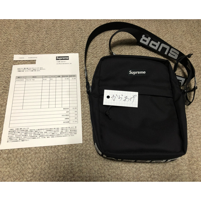 バッグsupreme 18ss Shoulder Bag Black