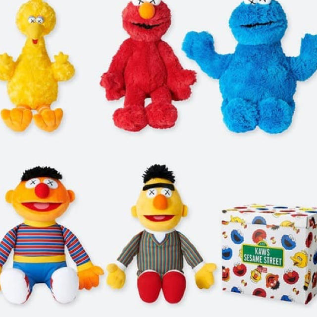 SESAME STREET(セサミストリート)の完売品 SALE ユニクロ セサミストリートコンプリートボックス 正規品 エンタメ/ホビーのおもちゃ/ぬいぐるみ(ぬいぐるみ)の商品写真