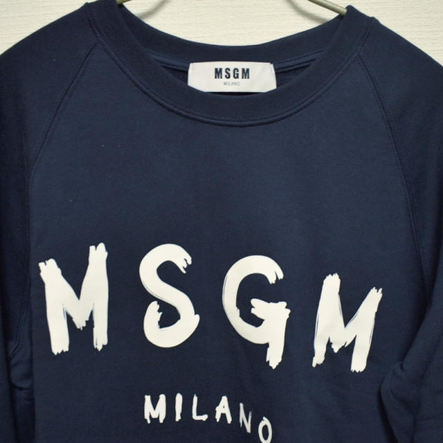 新品本物 MSGM Milano メンズ トレーナー 美品 -スウェット