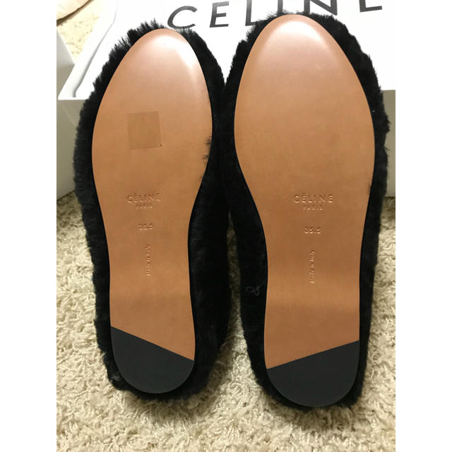 表参道店購入!セリーヌcelineコージースリッパ 黒