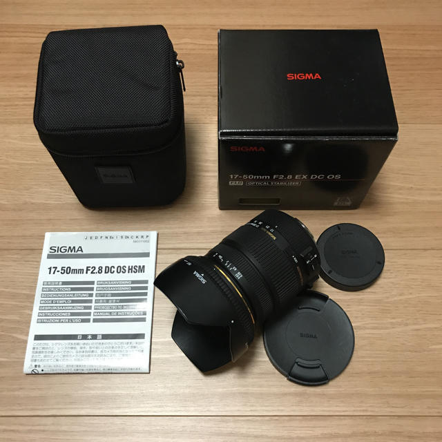 SIGMA(シグマ)の良品★シグマ 17-50mm F2.8 EX DC OS HSM キヤノン スマホ/家電/カメラのカメラ(レンズ(ズーム))の商品写真